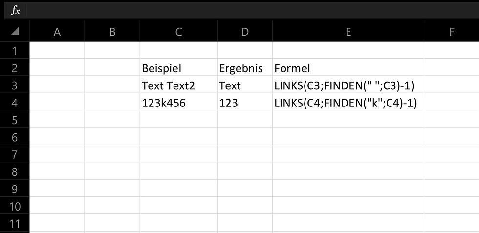 Excel Text Zwischen Zwei Zeichen Auslesen Excel-Auslesen bis zu einem Zeichen | NoProb IT-Wissensdatenbank