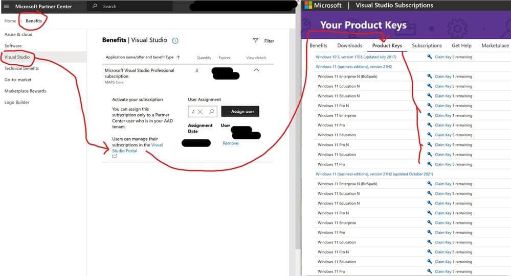Retrieve Windows 11 key as Microsoft partner - noprob oit