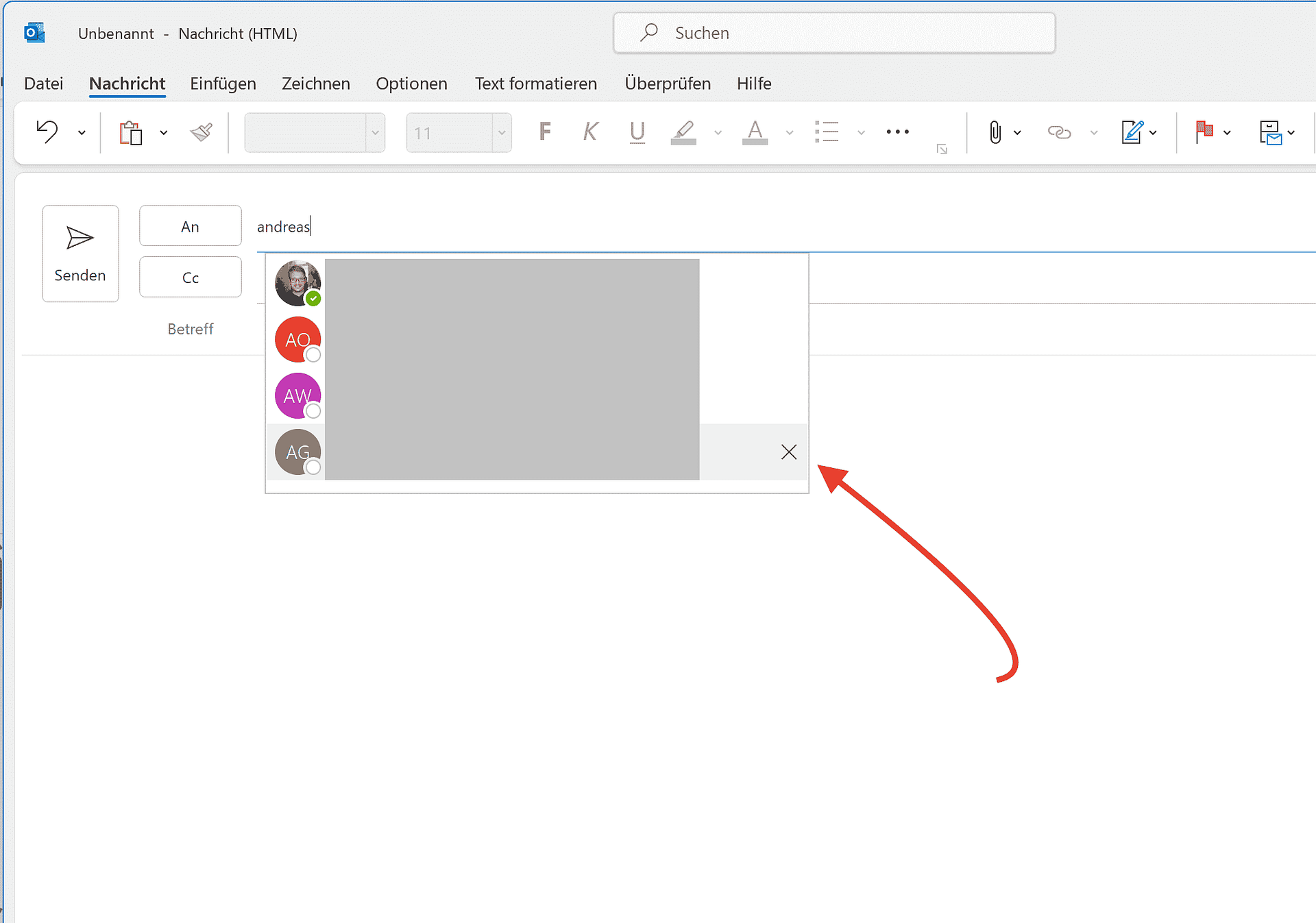 Outlook Delete Addresses From The Suggestion List Noprob Oit